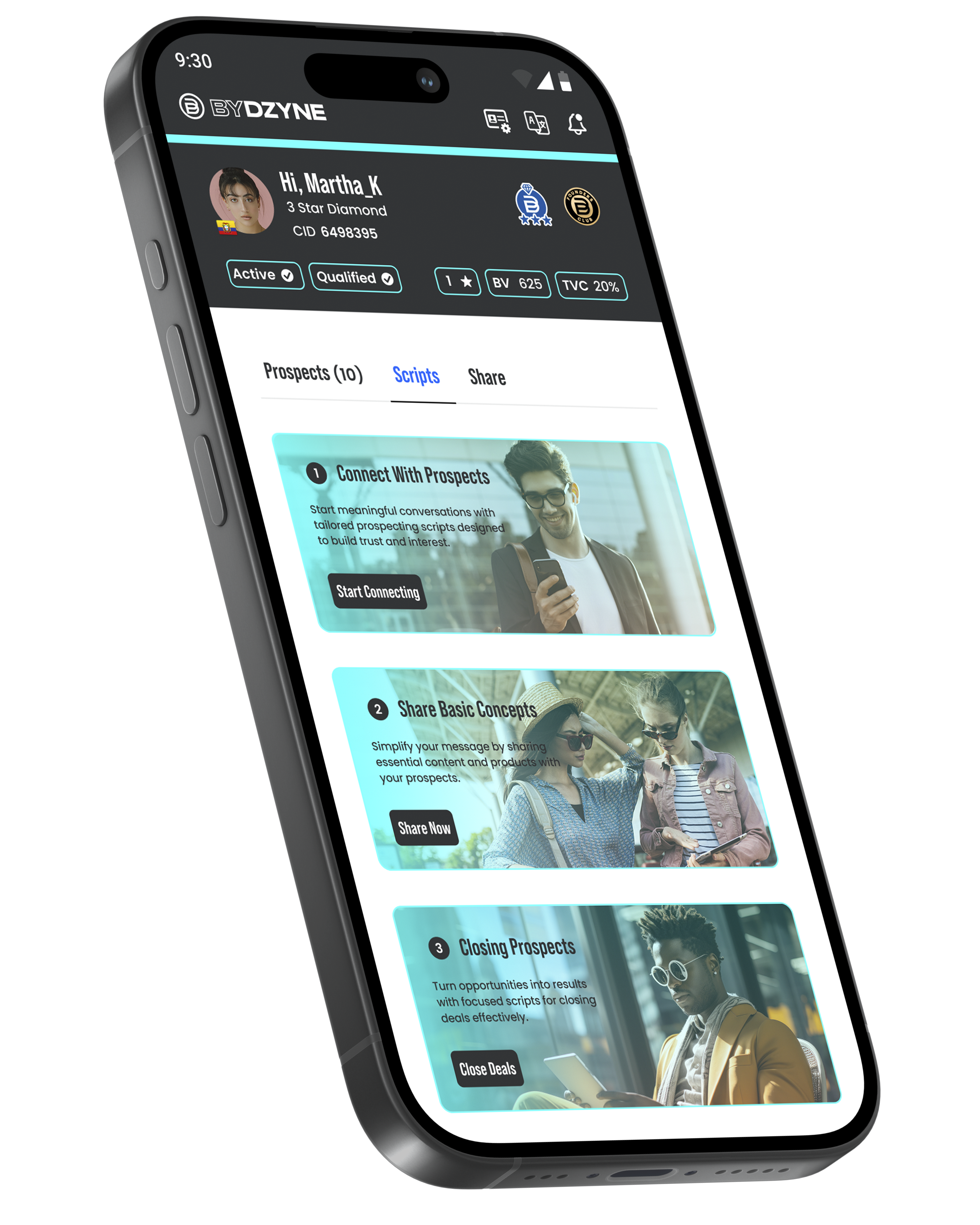 Marketing resources on mobile